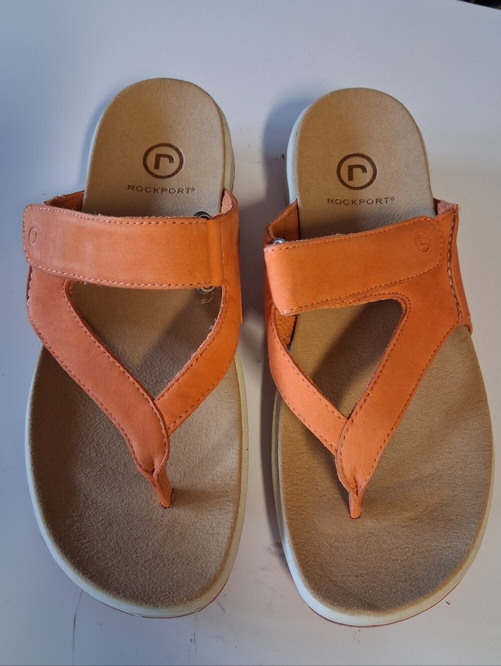 Rockport Suede Sunset Velcro Sandals
